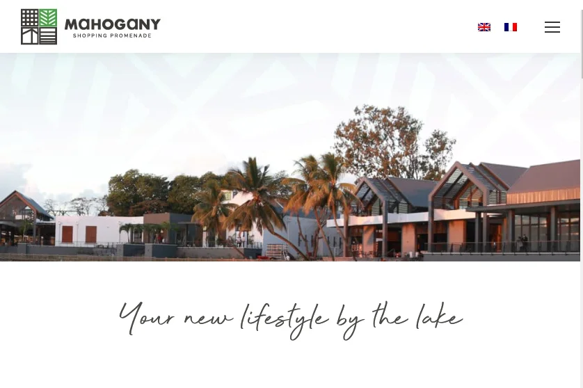 Website preview of Mahogany