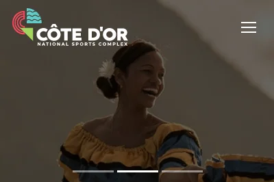 Website preview of Complexe sportif Côte d'Or