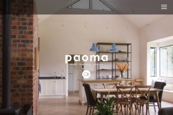 Website preview of Paoma